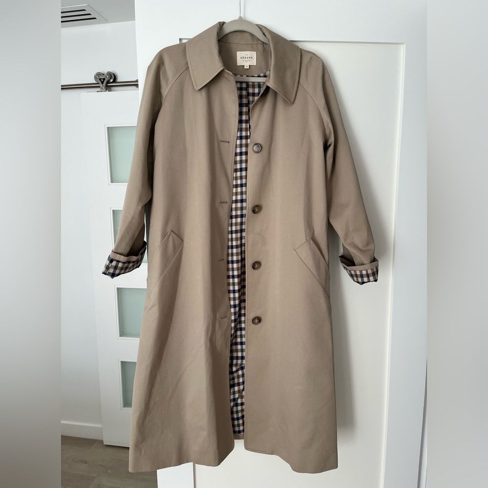 Sezane Clyde coat light beige 2/34